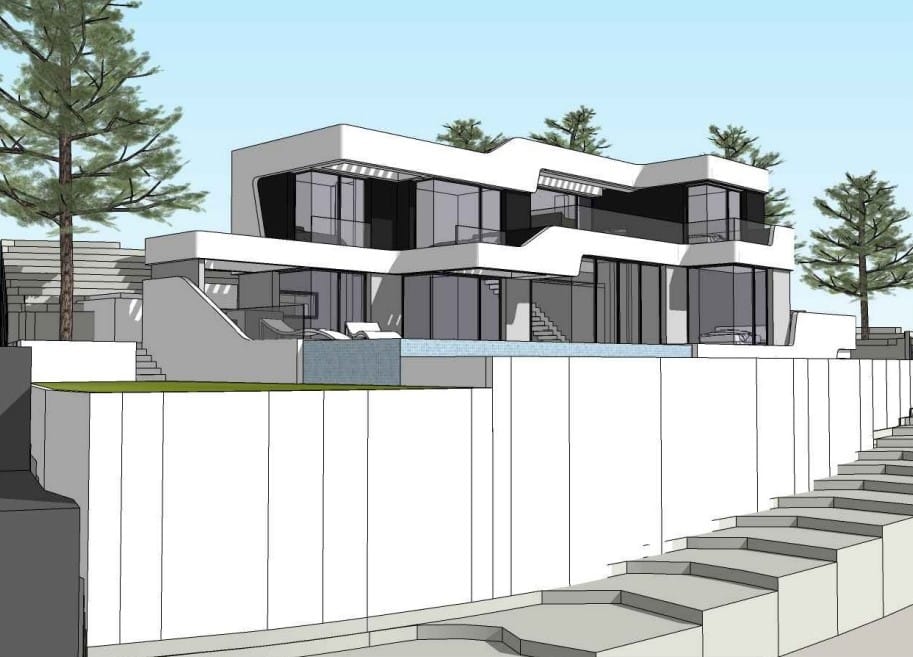 Parcela con proyecto y licencia en Denia