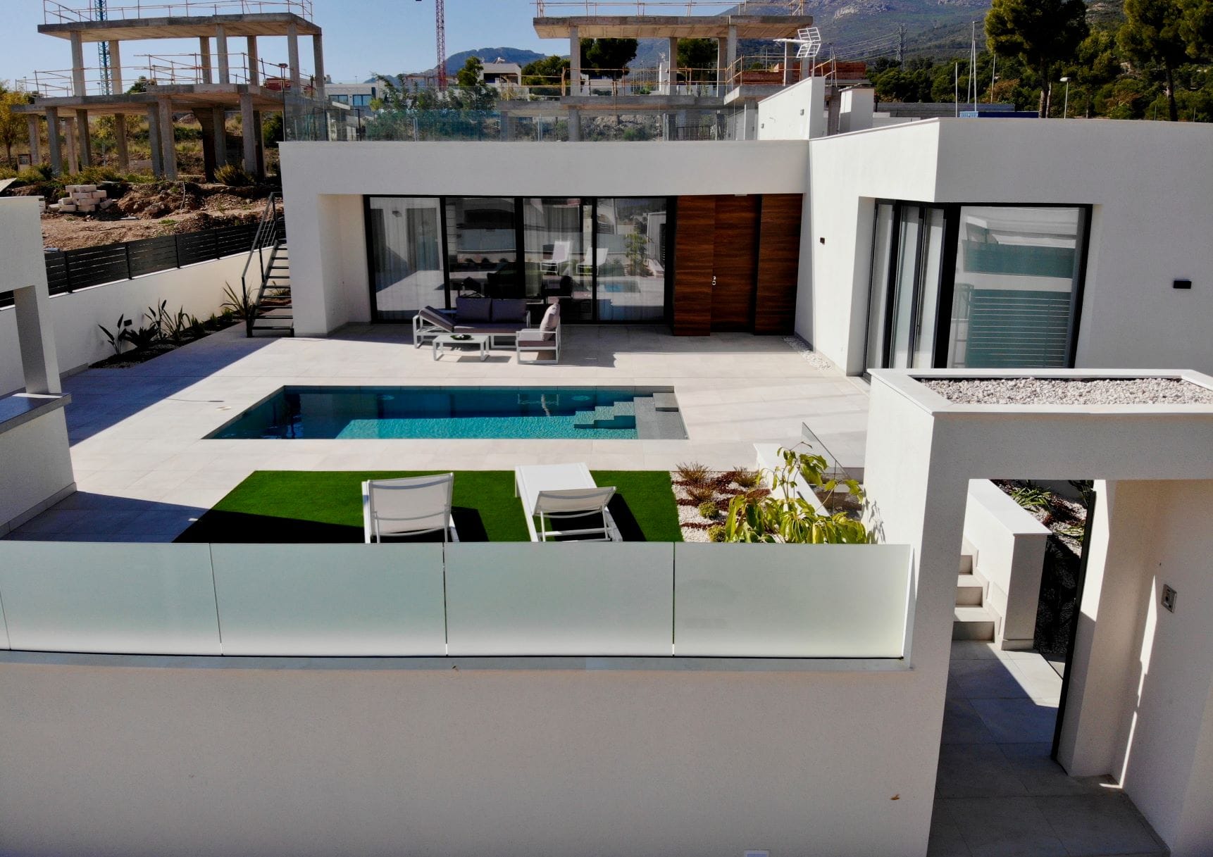 3 slaapkamer villa met uitzicht op zee in de buurt van Albir en Benidorm