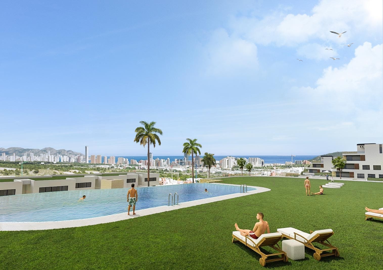 Moderno apartamento en venta con vistas al mar Benidorm