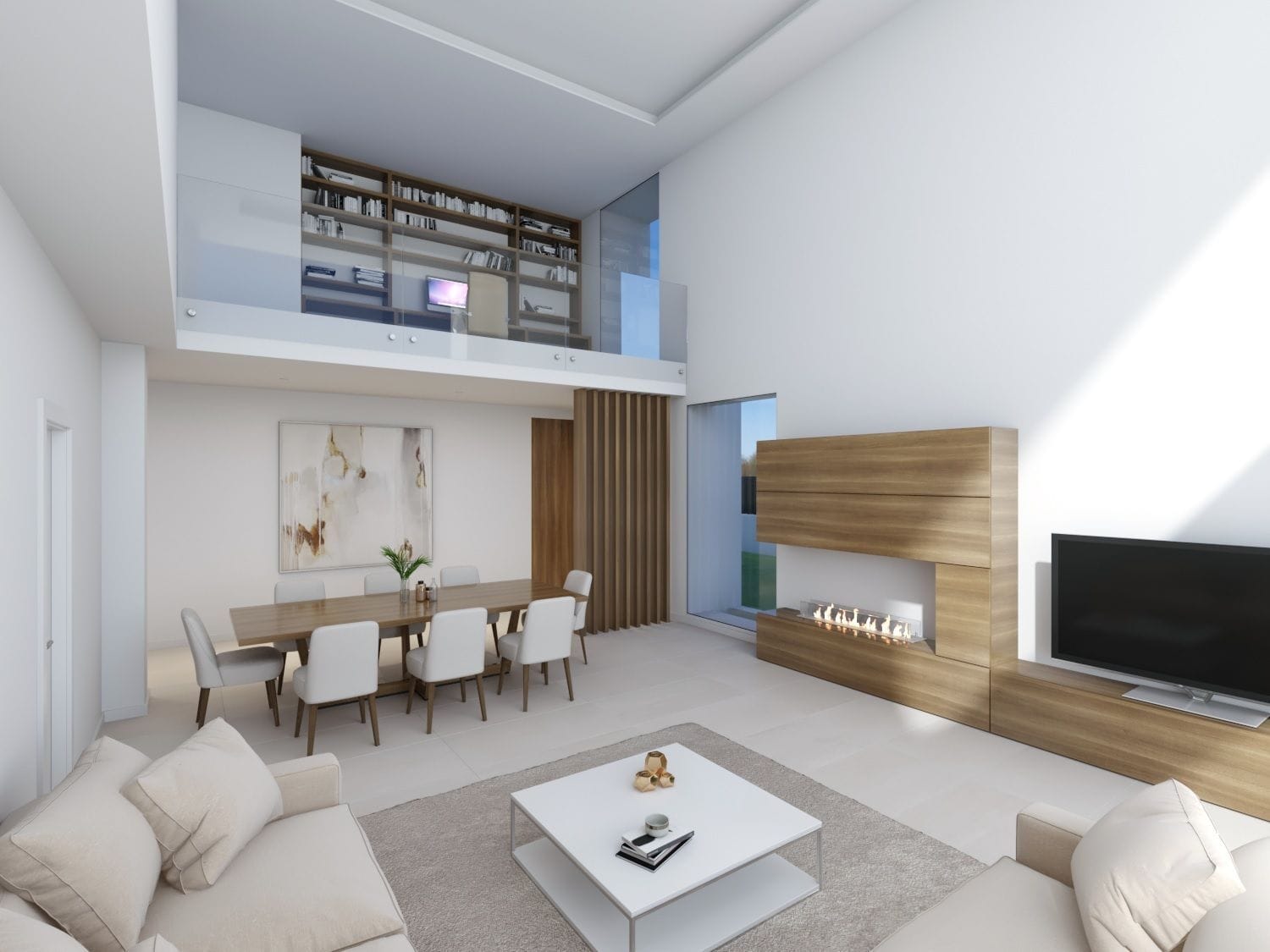 Moderne villa met uitzicht op zee