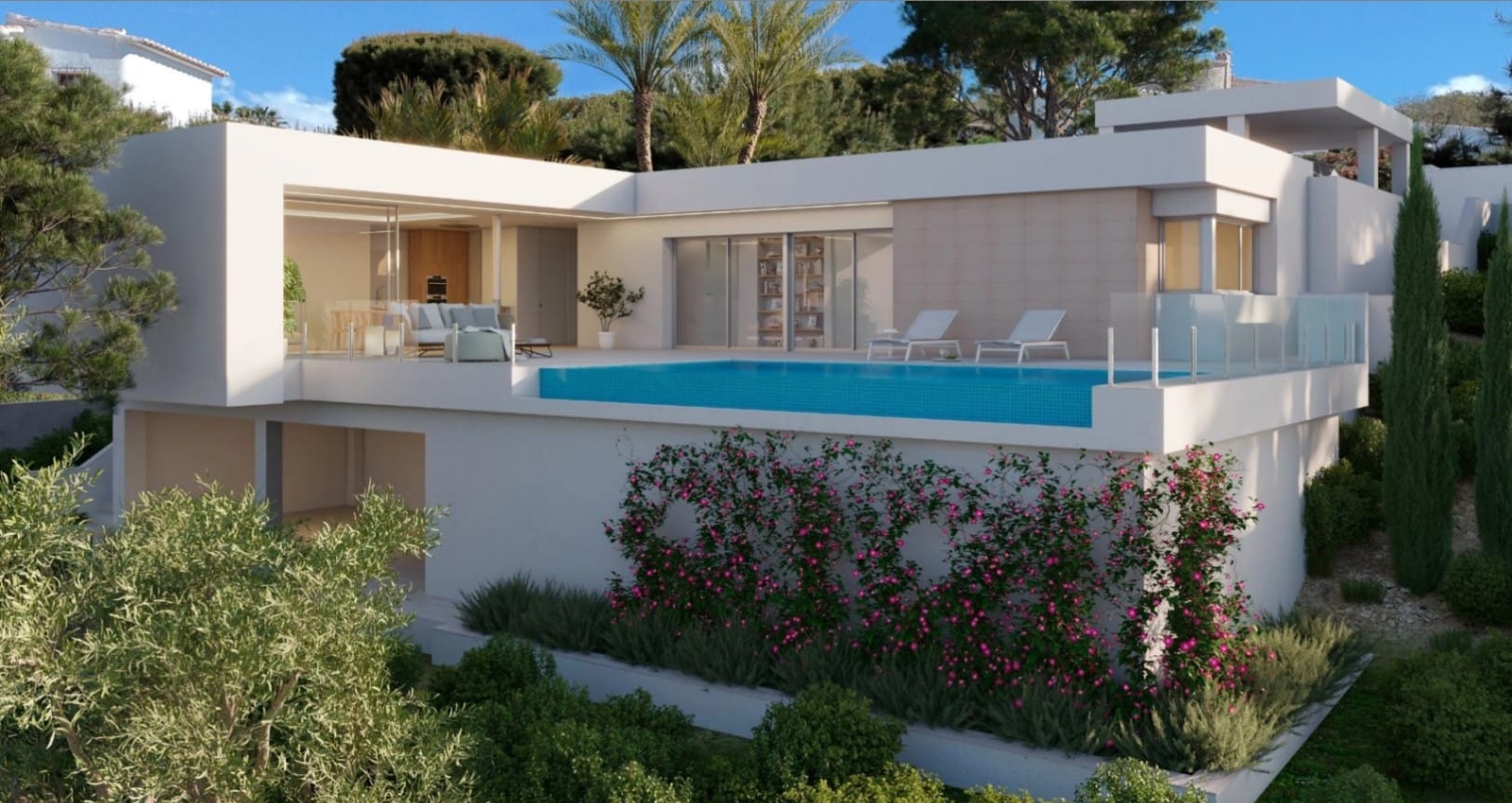 Villa de luxe à Moraira avec piscine privée et vue sur la mer