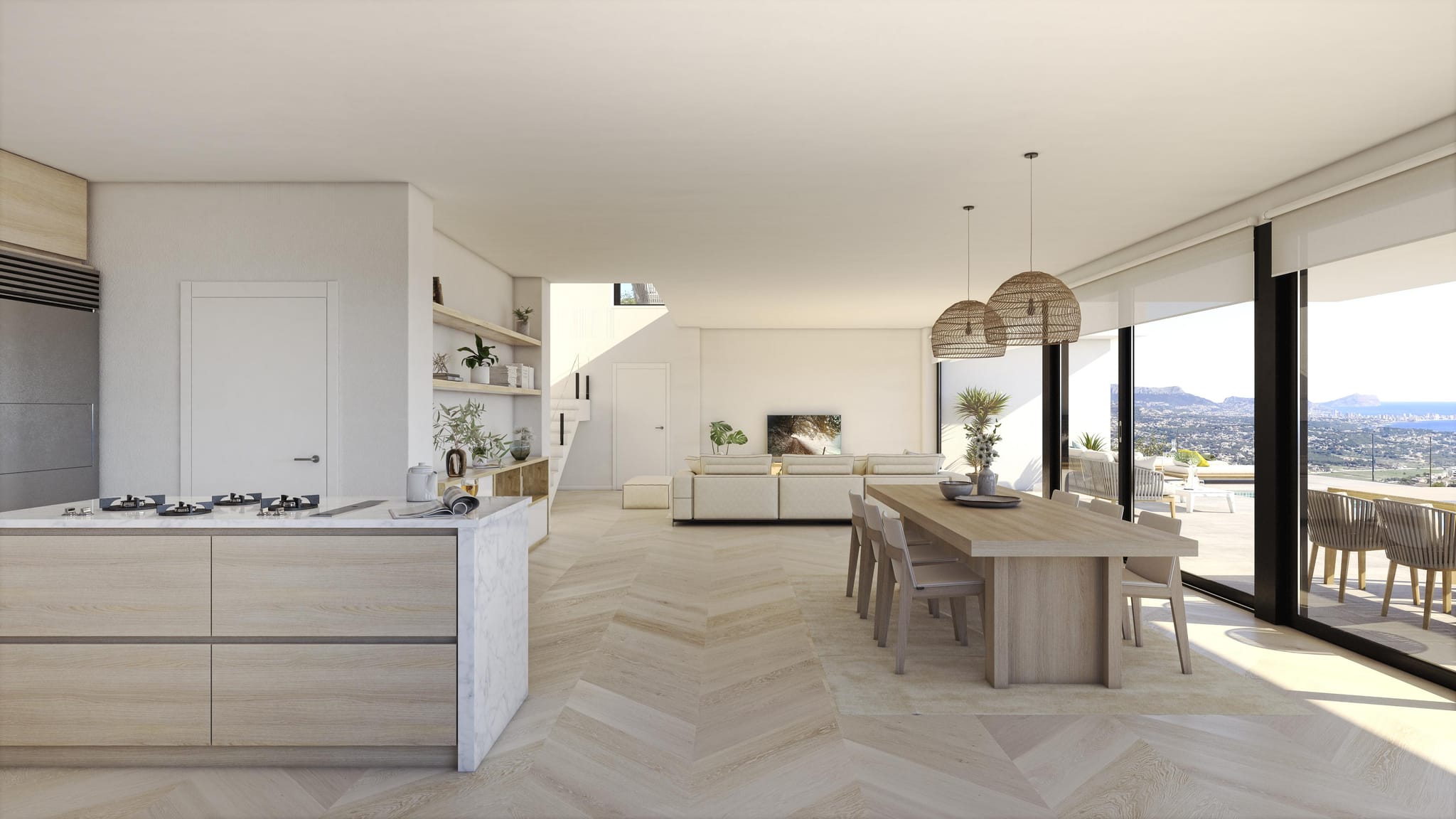 Villa moderne exclusive avec piscine, jacuzzi et vue sur la mer, Moraira