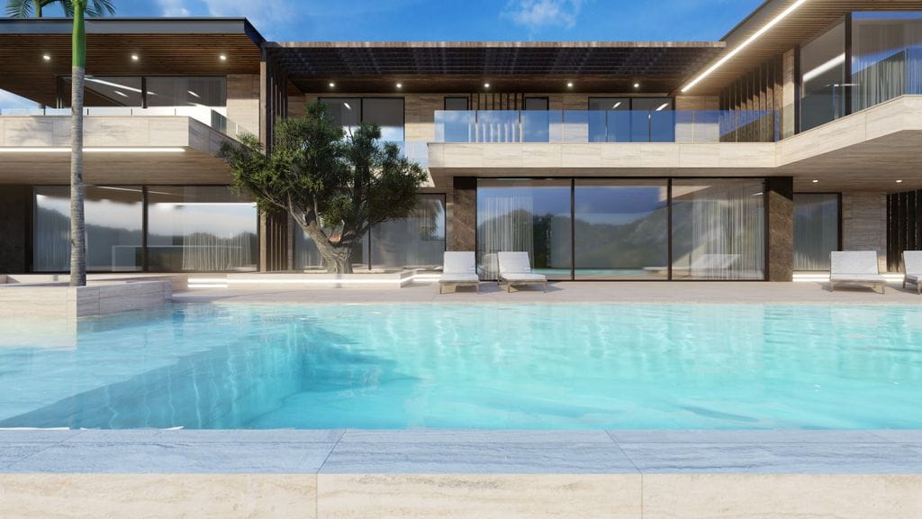 PRACHTIGE LUXE VILLA IN AANBOUW AAN DE KUST IN CABO LA NAO