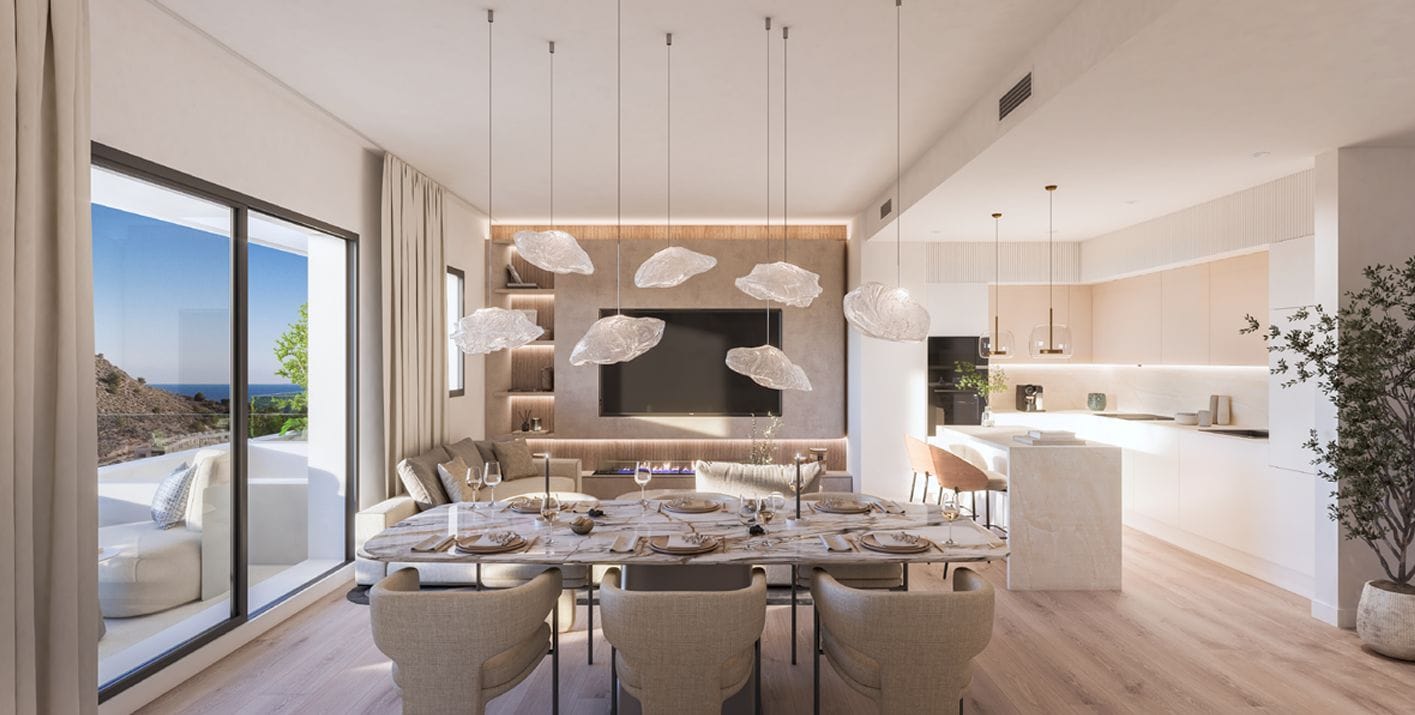 Ático en venta en Villajoyosa con 2 dormitorios y piscina comunitaria