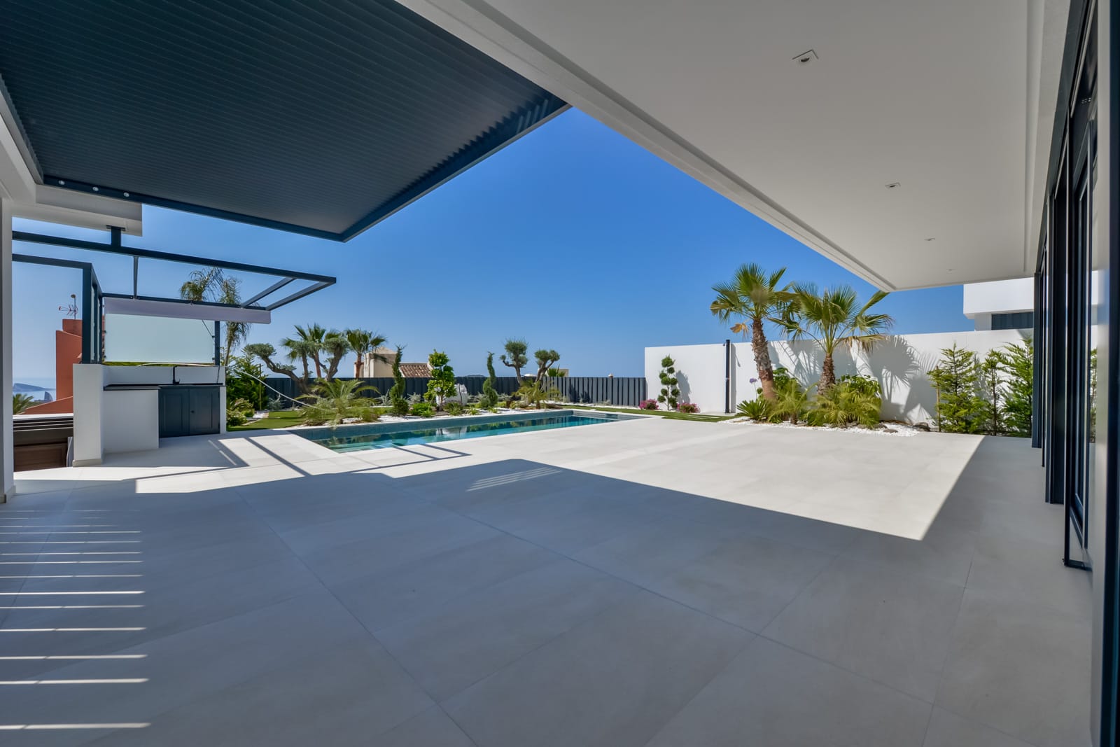 Magnífica villa moderna con vistas al mar en Benidorm