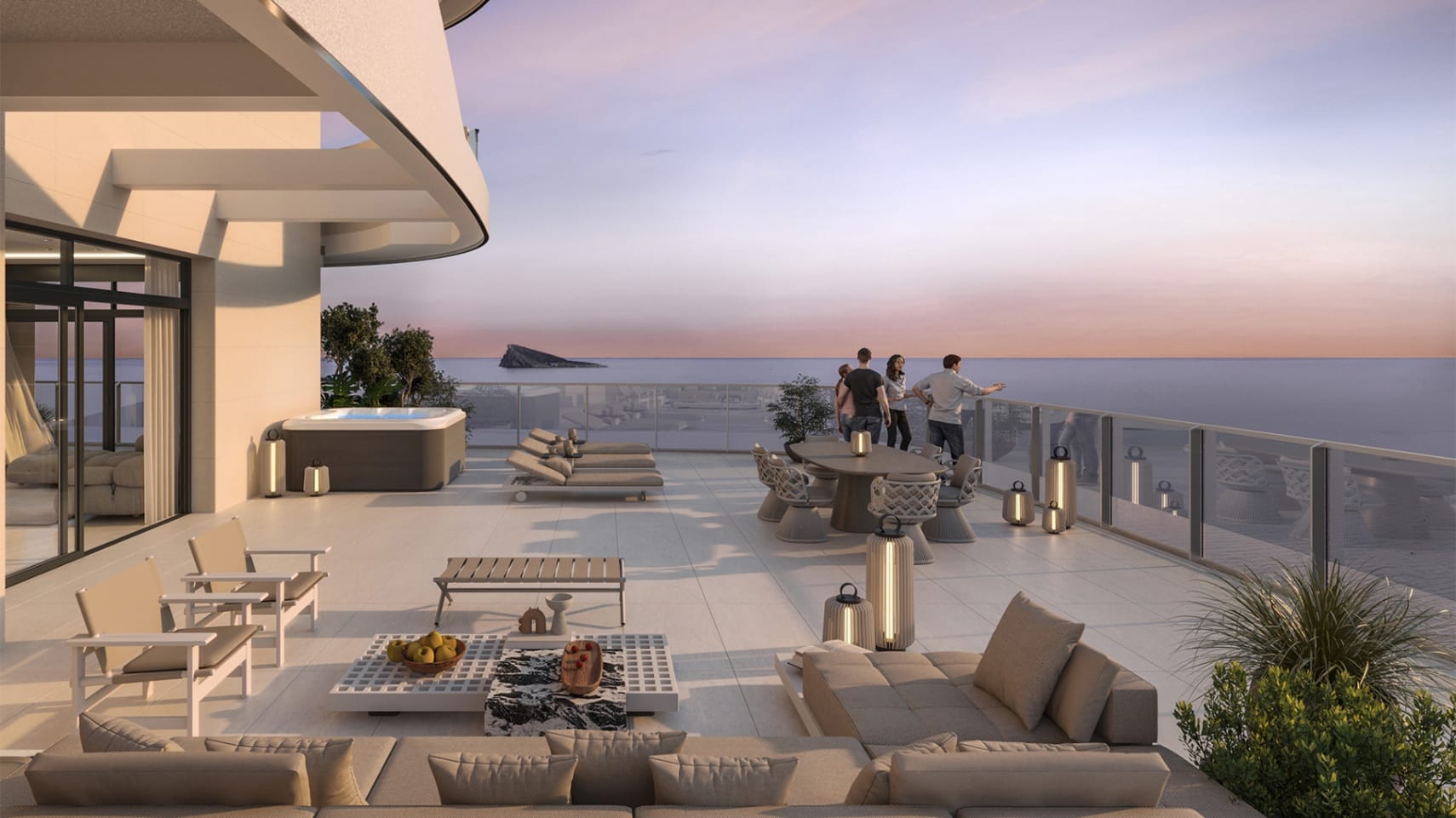 Apartamento de 1 dormitorio y 1 baño en la playa de Pniente en Benidorm