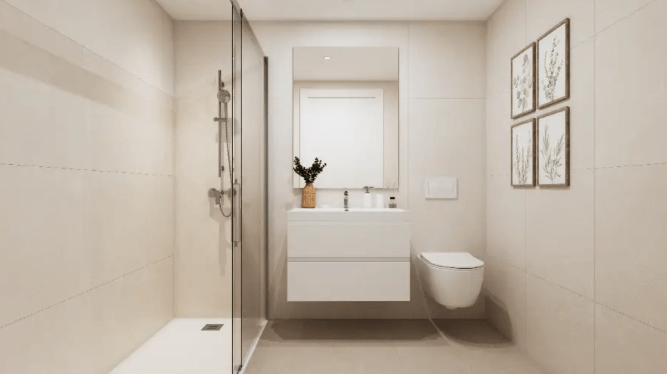 Appartement d'une chambre dans une urbanisation avec services exclusifs près de la mer