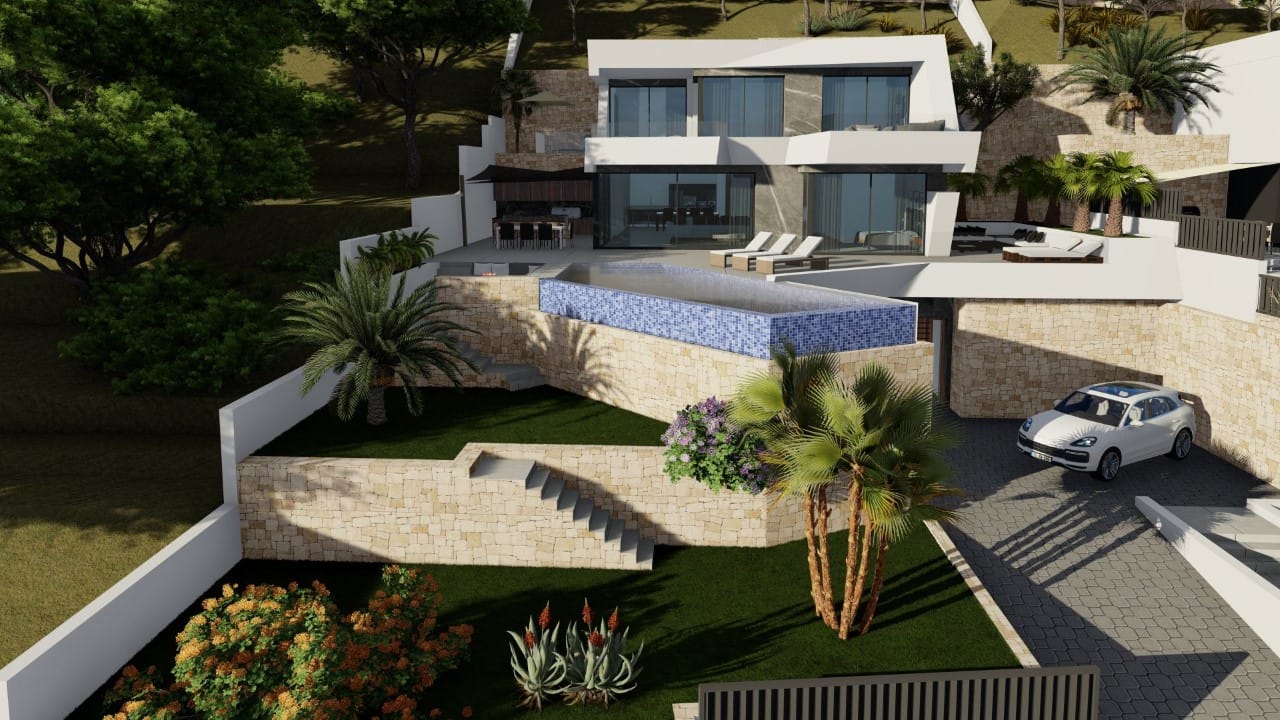 NOUVEAU PROJET DE VILLA MODERNE À CALPE