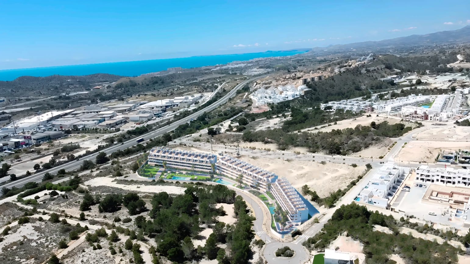 Espectacular apartamento moderno en Finestrat con piscina