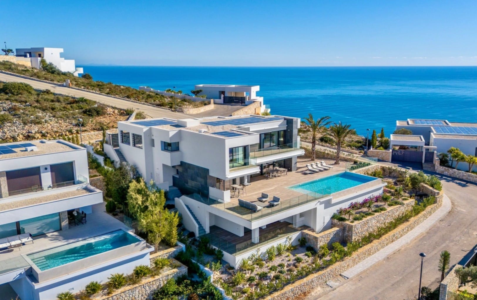 Luxe villa in Moraira met panoramisch uitzicht op zee