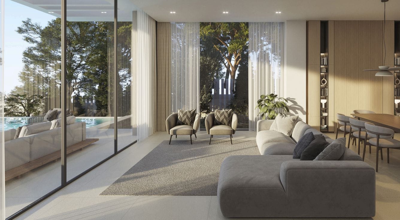 Villa met een eigentijds ontwerp, met een panoramisch uitzicht en infinity zwembad op de Montgó, Dénia.