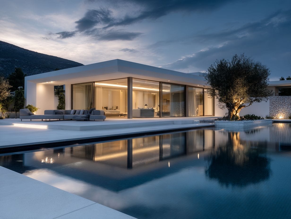 Villa de lujo minimalista en venta en Calpe con vistas al mar – Villa TAORMINA