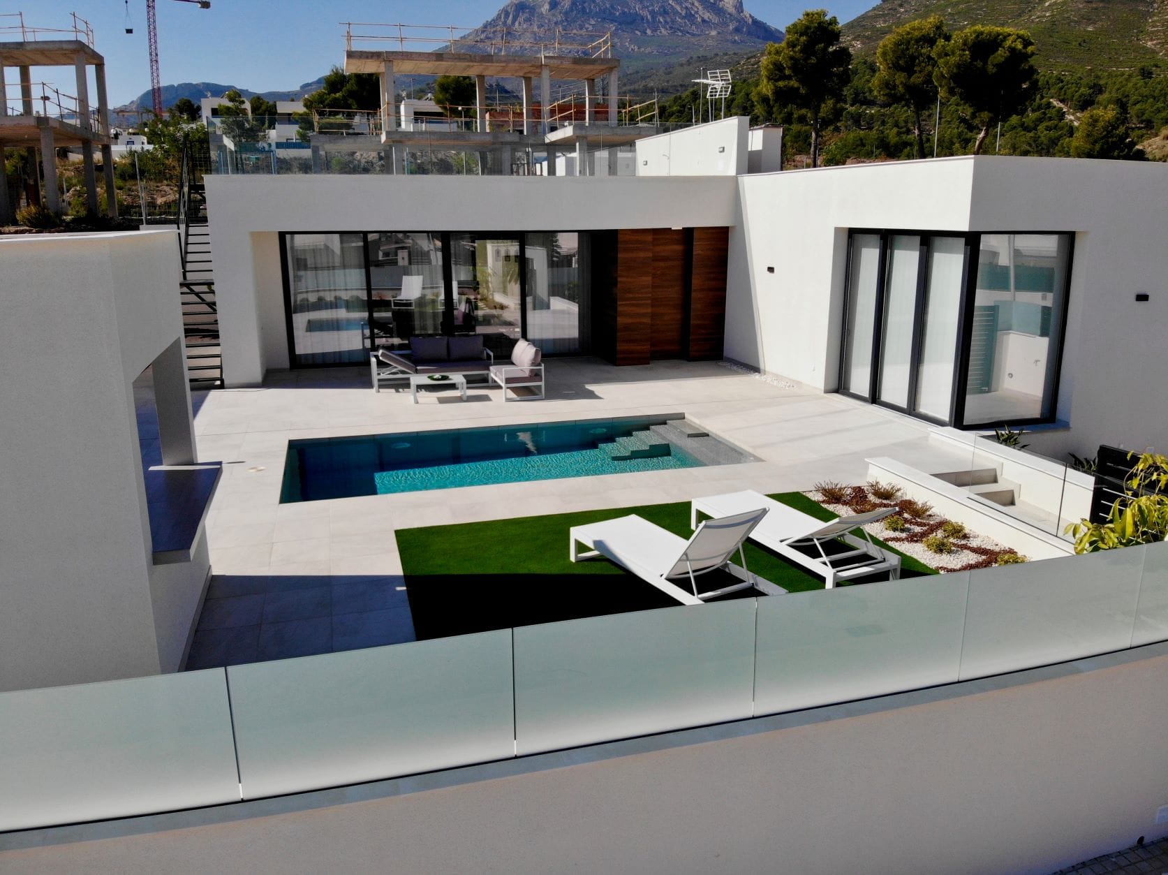 3 slaapkamer villa met uitzicht op zee in de buurt van Albir en Benidorm