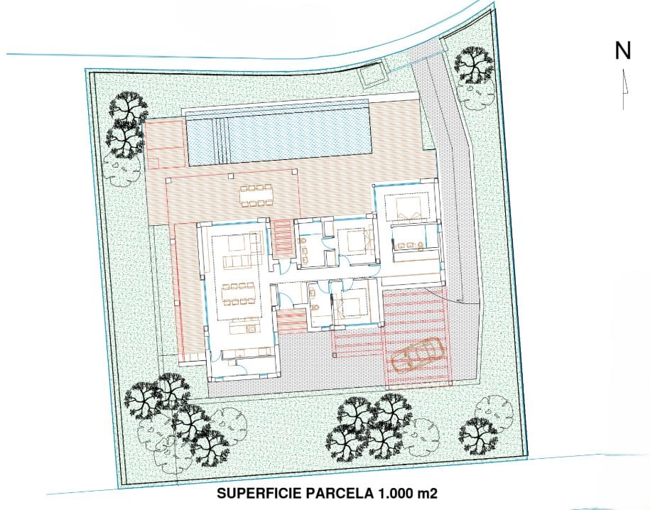 Villa de 3 habitaciones en venta en Jávea, Alicante con piscina.