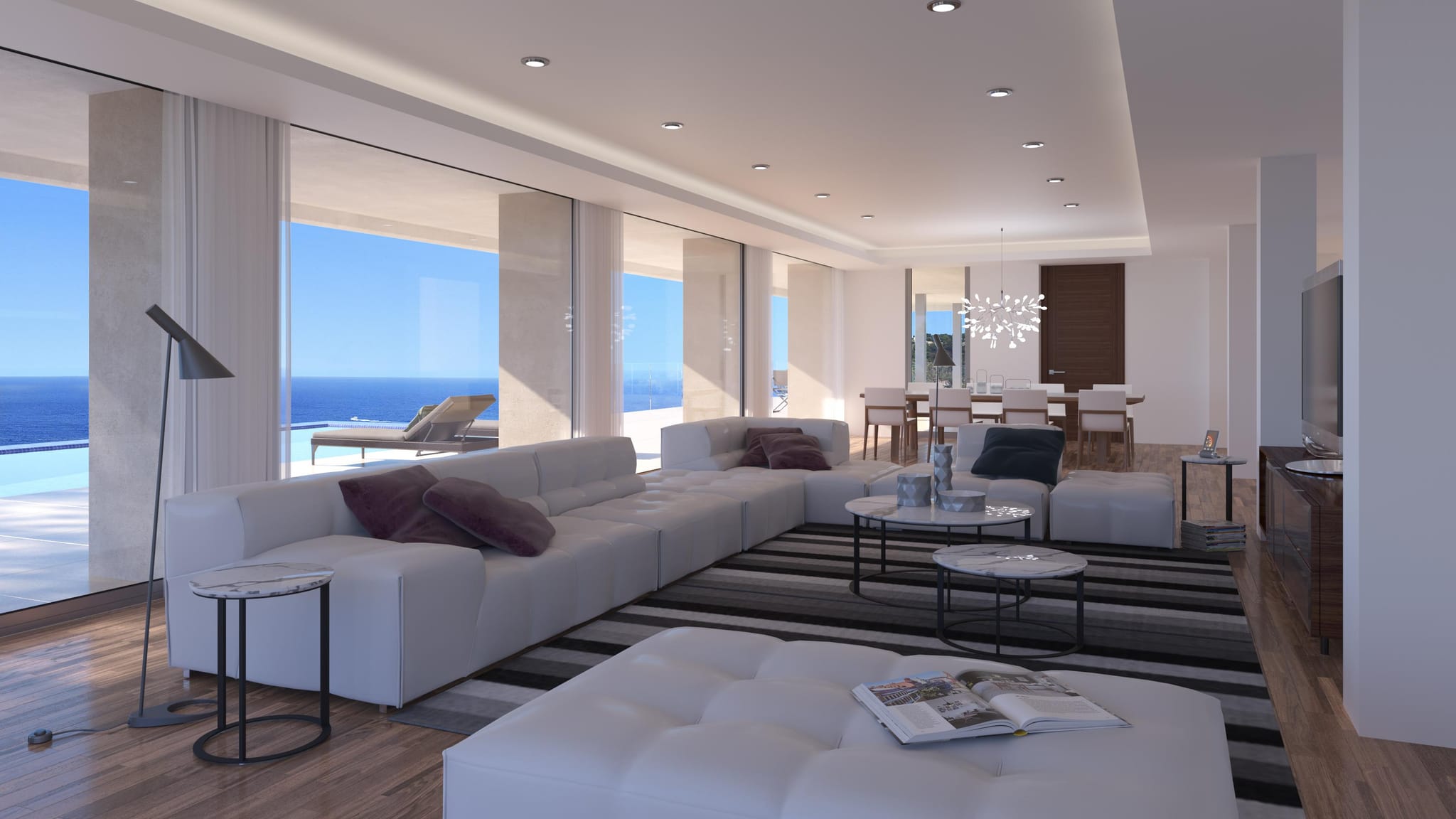 Spectaculaire luxe villa met 6 slaapkamers en uitzicht op zee, Moraira