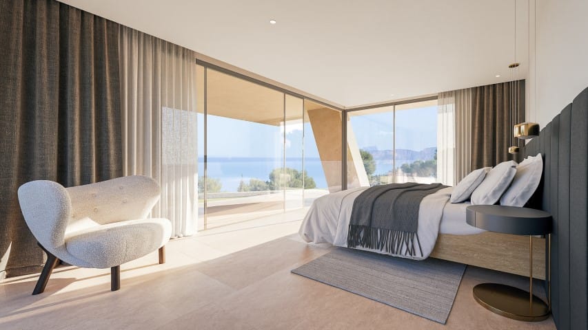 Villa de Estilo Orgánico con Vistas Abiertas al Mar en Jávea