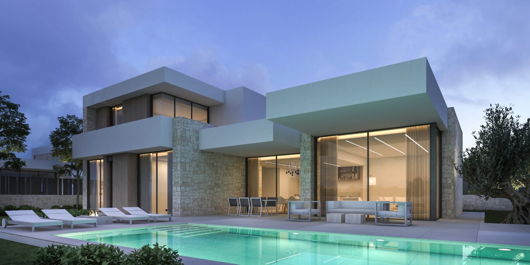 Luxe hedendaagse villa te koop in Dénia – Mediterraan ontwerp en privézwembad in Luxury Village Dénia