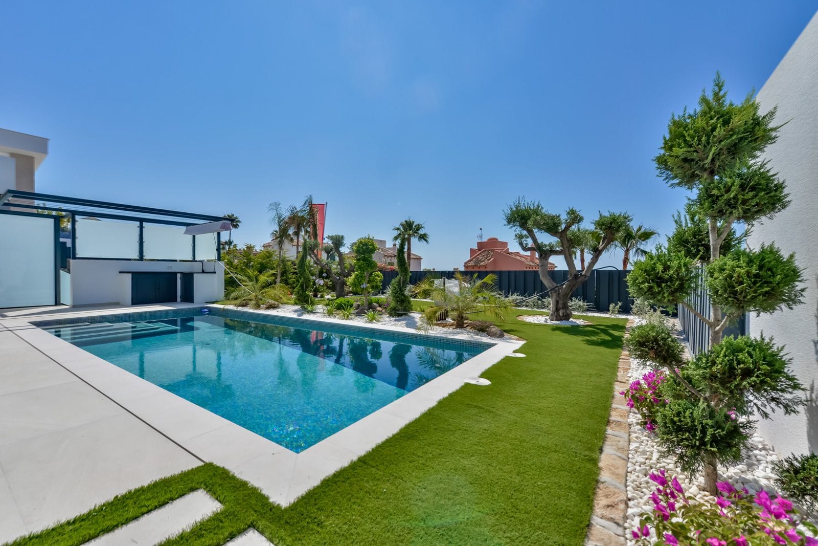 Magnífica villa moderna con vistas al mar en Benidorm