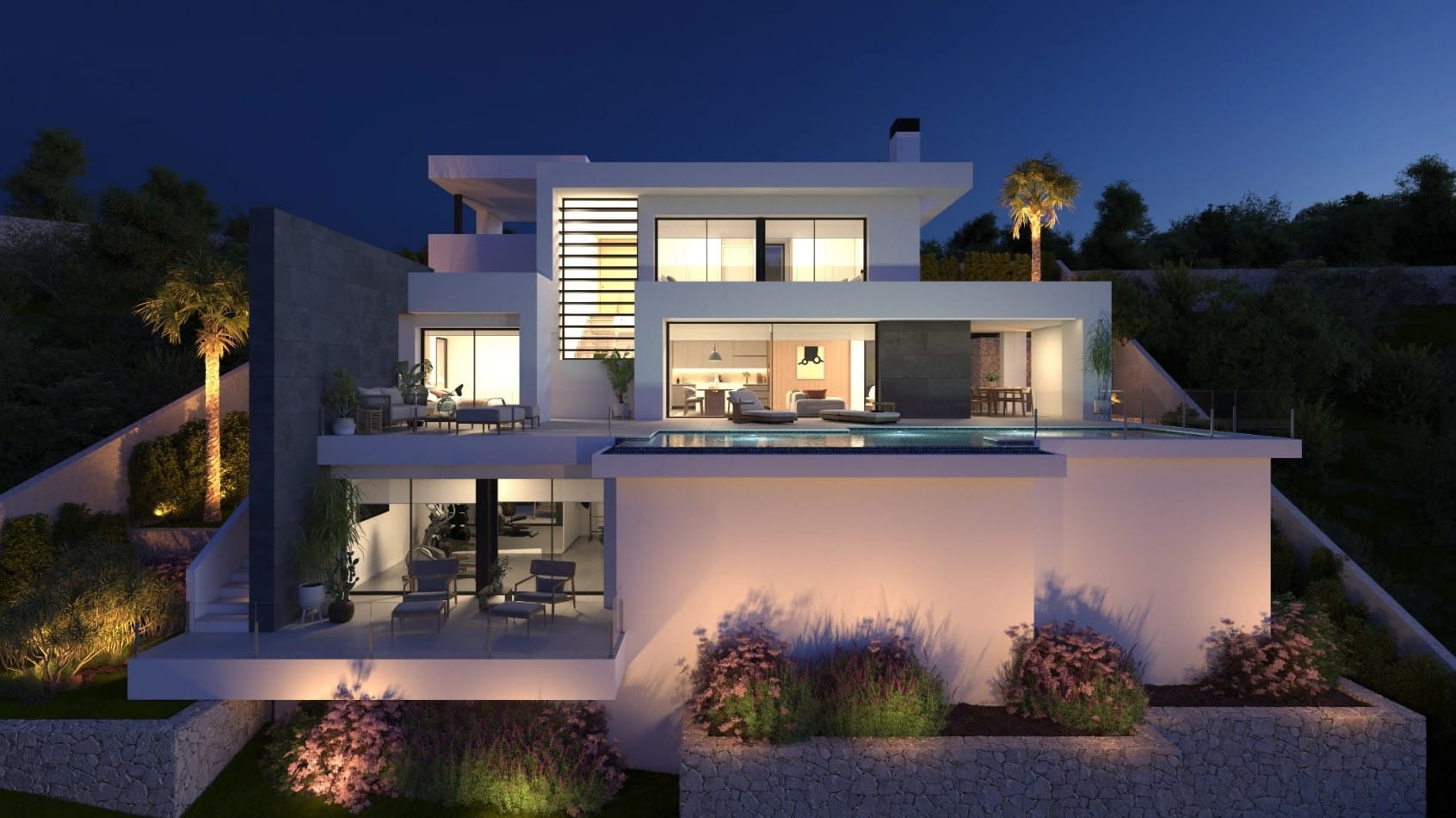 Villa de lujo con piscina privada y vistas al mar en Moraira