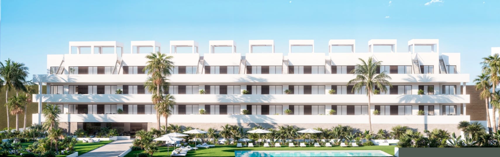 Appartement moderne spectaculaire de 2 chambres à Finestrat