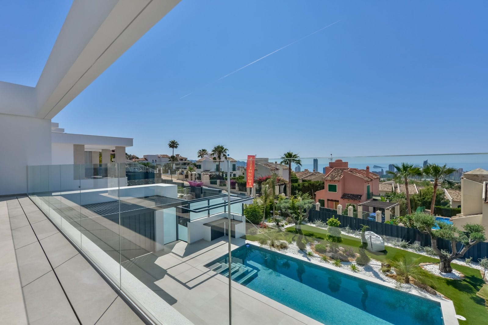 Magnífica villa moderna con vistas al mar en Benidorm