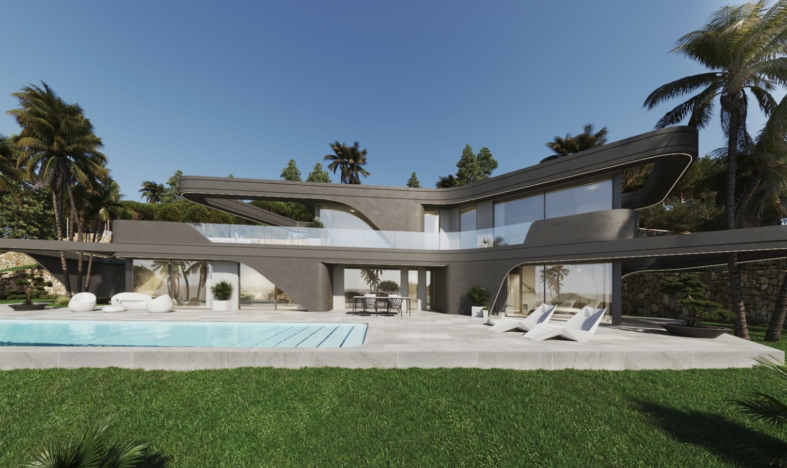 Villa de lujo de diseño moderno con vistas panorámicas al mar en Monte Olimpo, Jávea