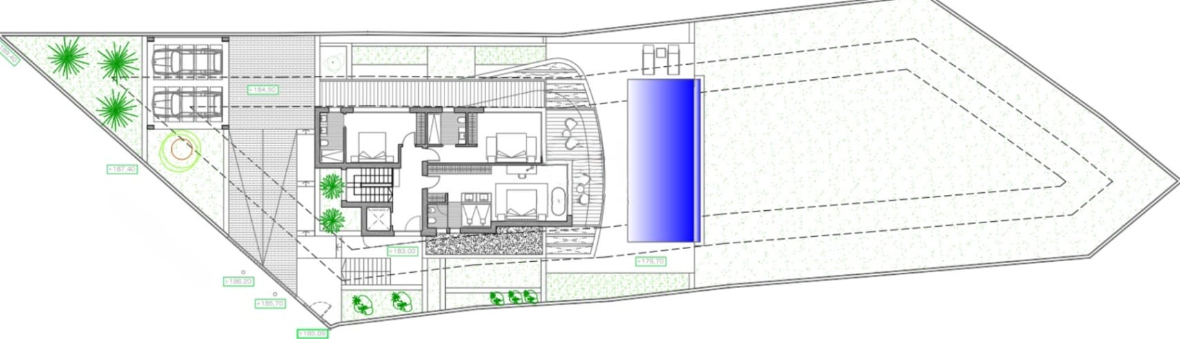 Luxe villa met 5 slaapkamers en uitzicht op zee