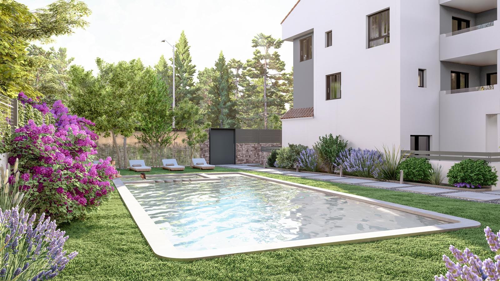 Apartamento de 2 dormiorios en la planta baja en Javea