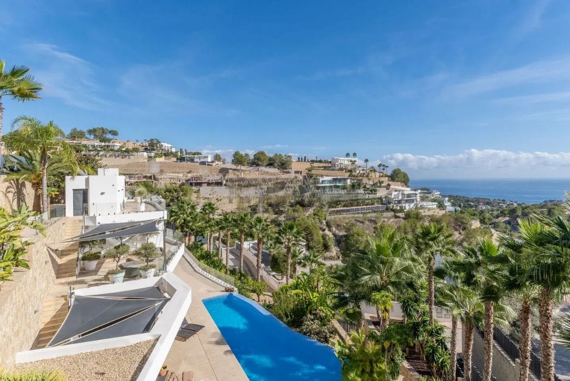 Exclusiva villa de lujo con vistas panorámicas al mar en Rincón de Galeno, Benissa