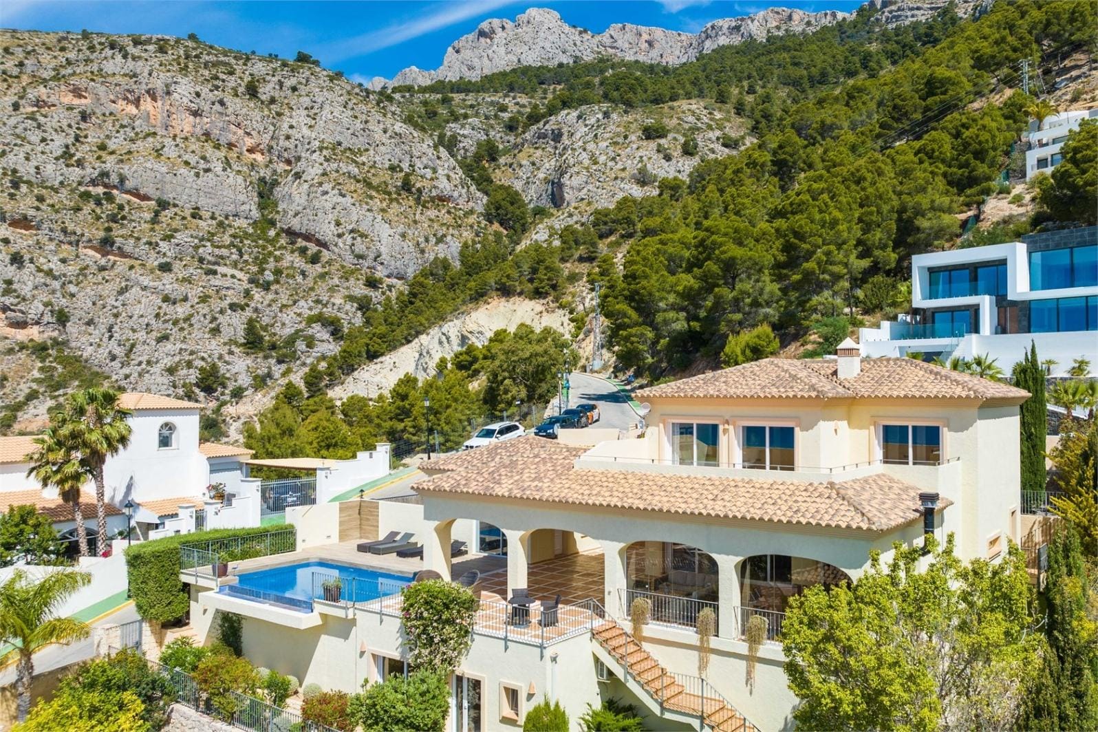 Luksusowa willa z widokiem na morze w Altea Hills