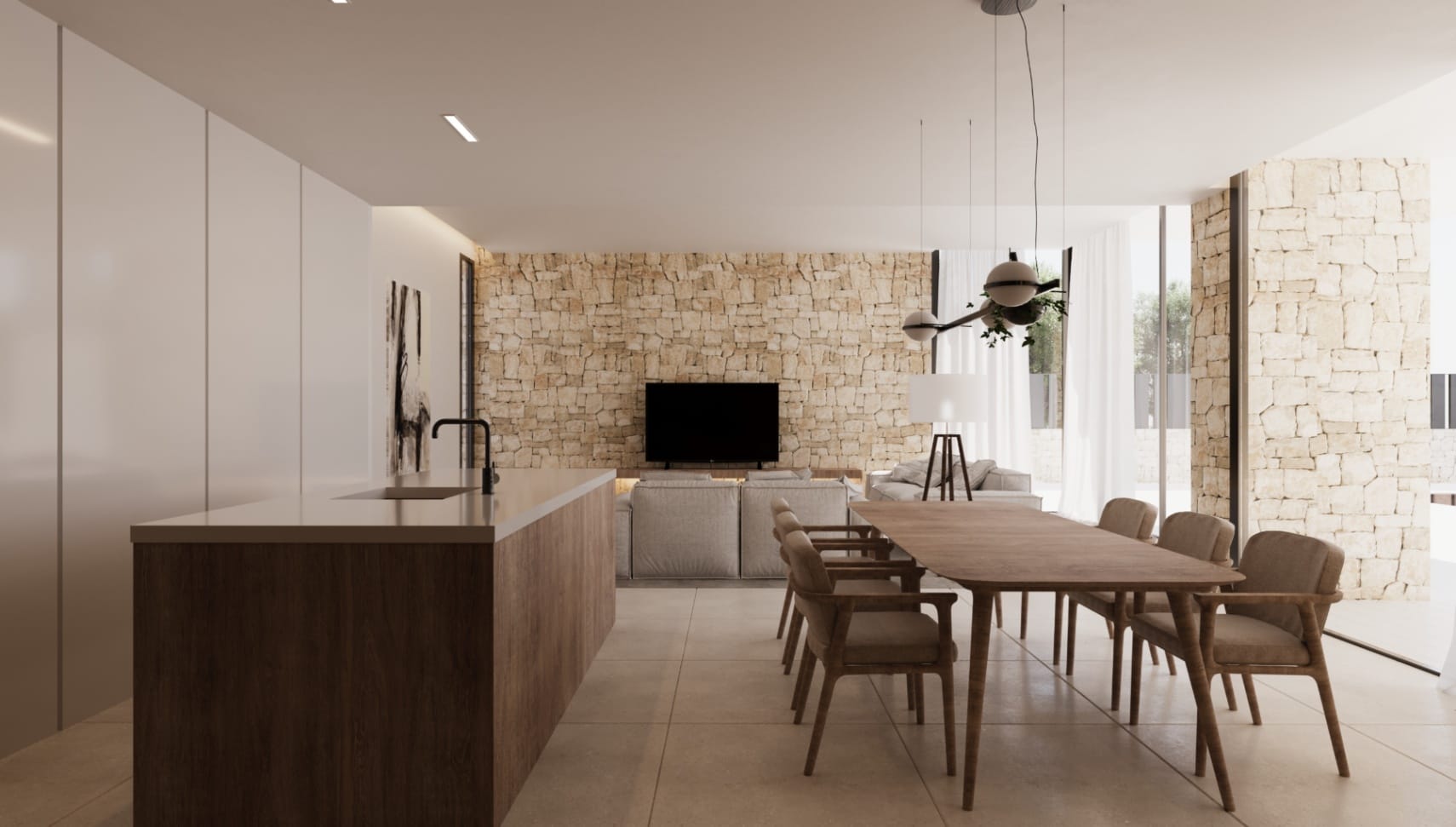 Luxe hedendaagse villa te koop in Dénia – Mediterraan ontwerp en privézwembad in Luxury Village Dénia