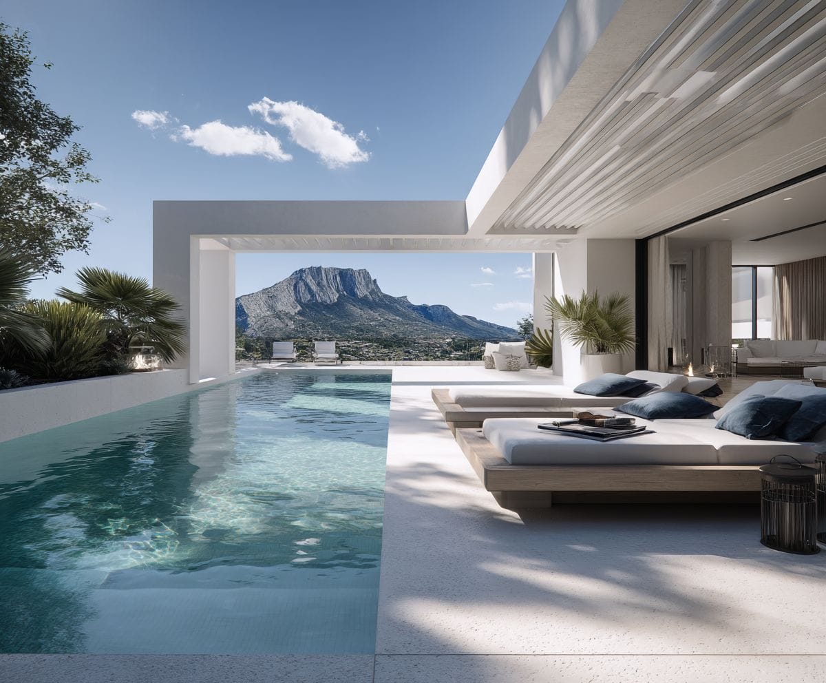 Villa Lucerna: Arquitectura minimalista y lujo mediterráneo para comprar en Jávea