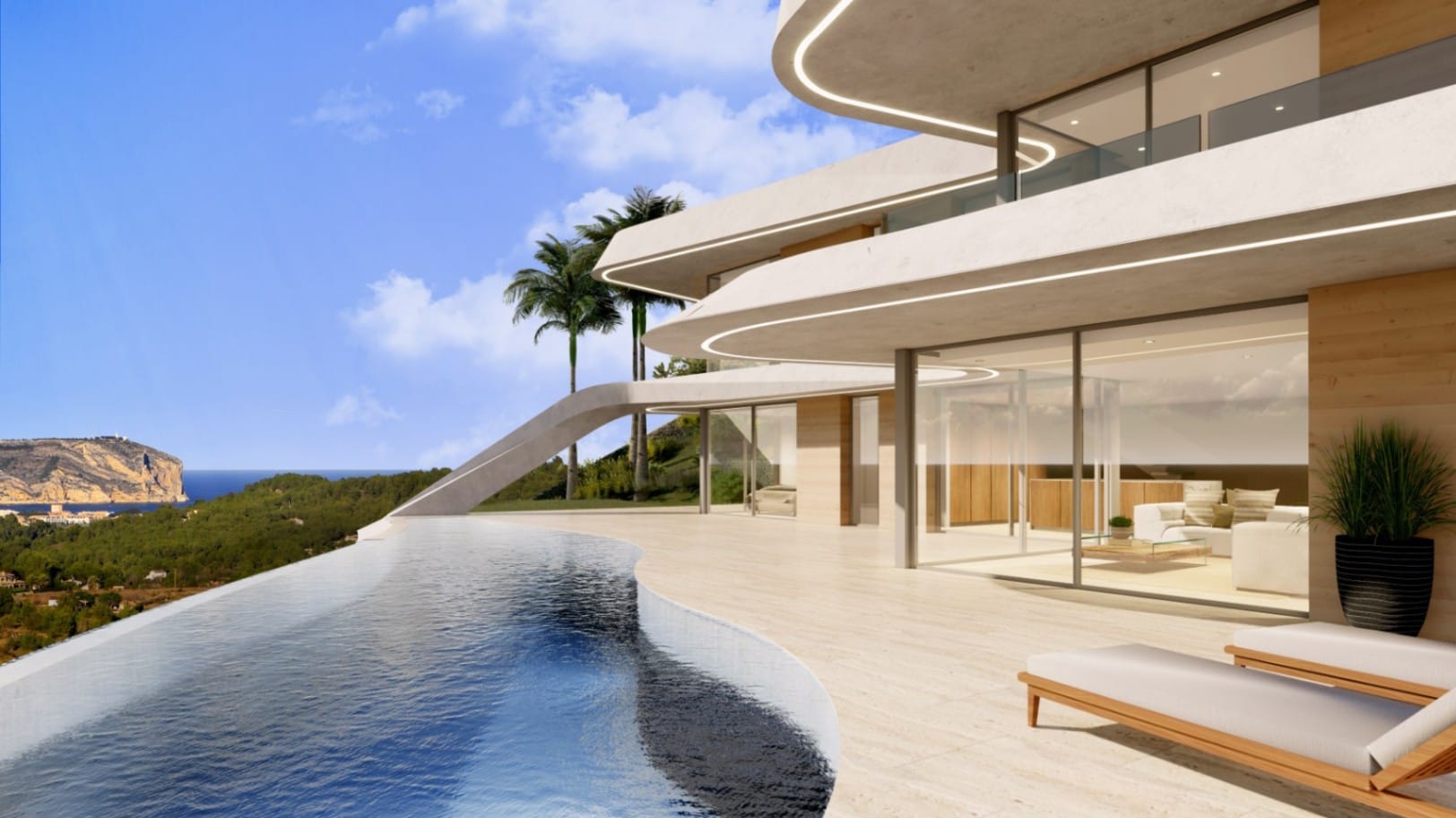 Villa de Diseño Contemporáneo con Vistas Panorámicas al Mar en Javea