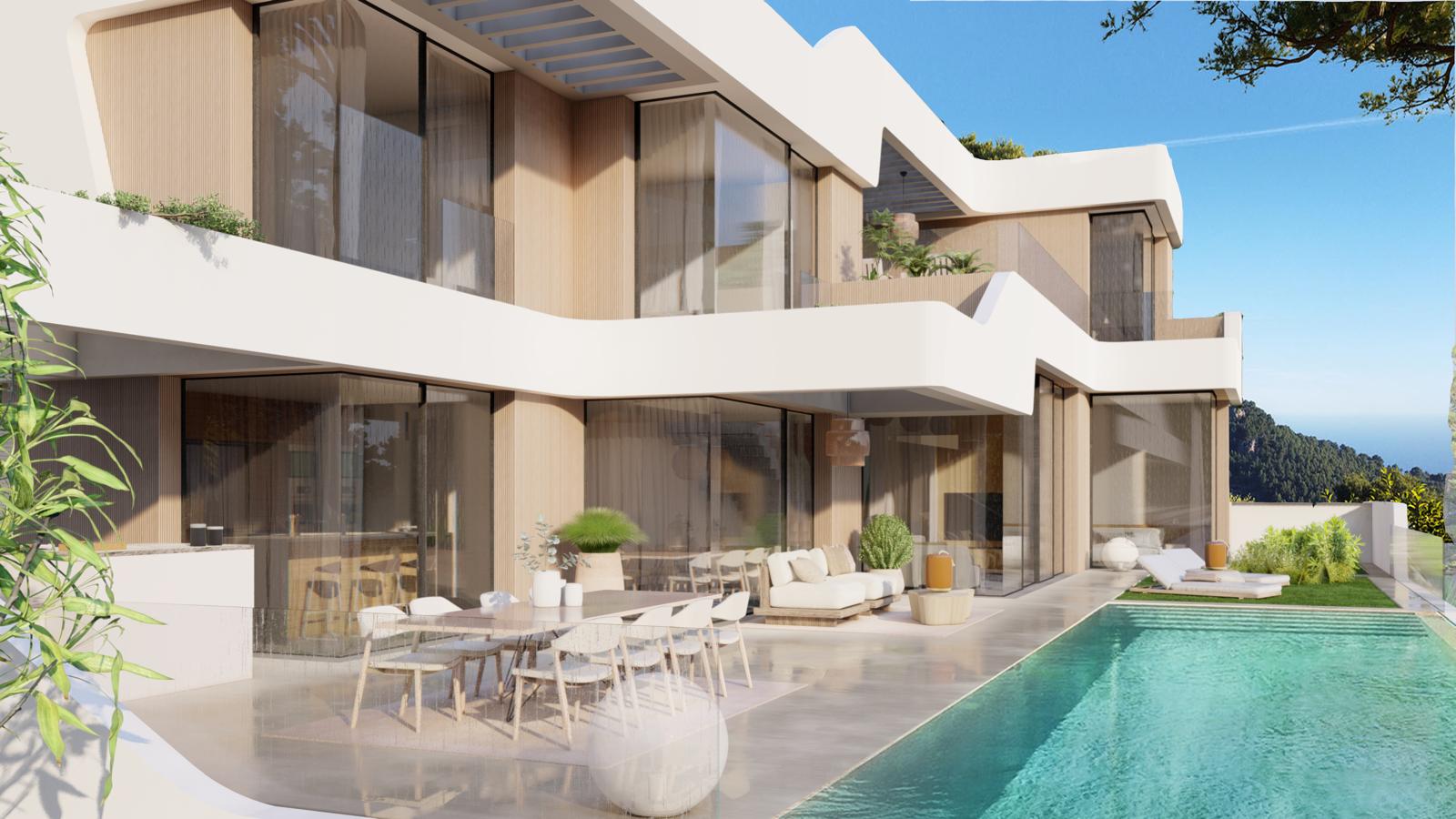Villa Canopus con Vistas al Mar en Las Rotas Dénia