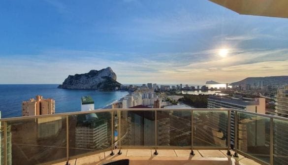 Apartamento en Calpe con vista al mar en venta