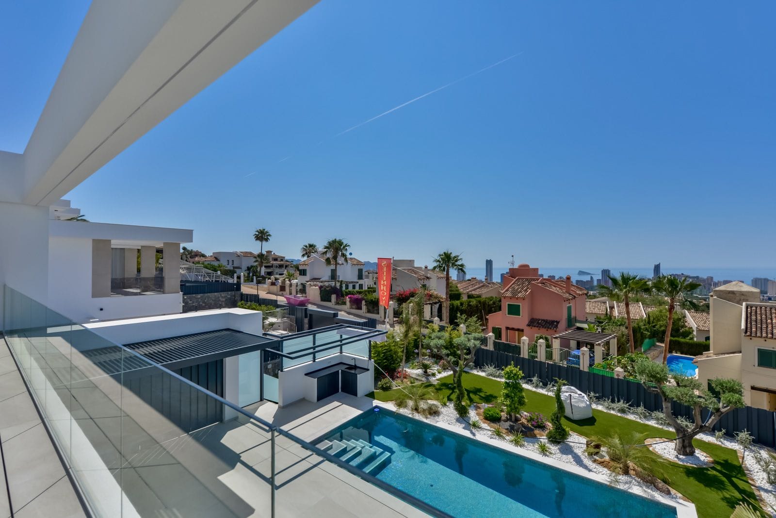 Magnífica villa moderna con vistas al mar en Benidorm