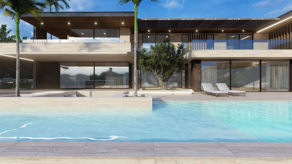 PRACHTIGE LUXE VILLA IN AANBOUW AAN DE KUST IN CABO LA NAO