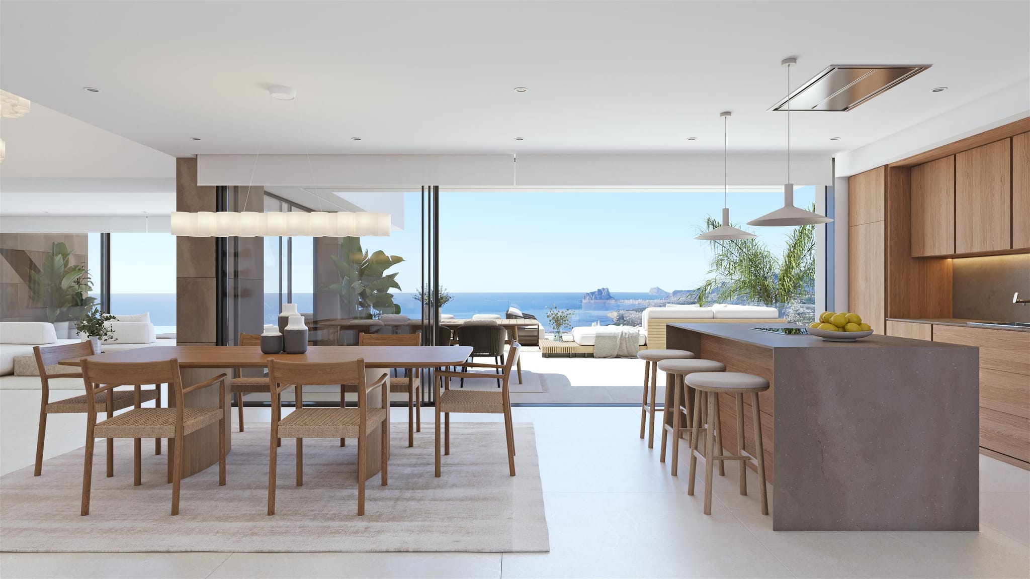 Moderne villa met uitzicht op de zee van Moraira