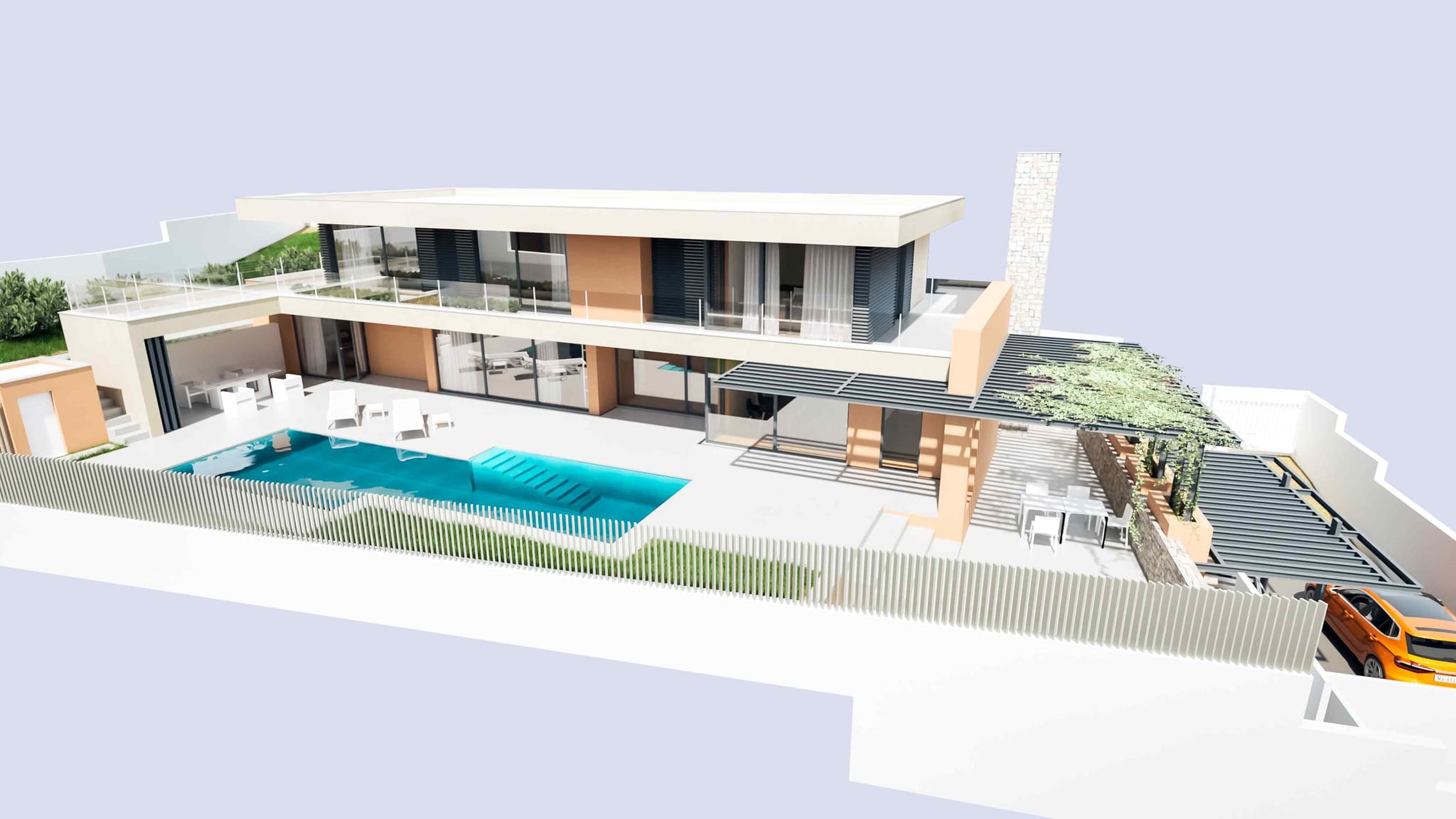 Projet de villa moderne à Moraira