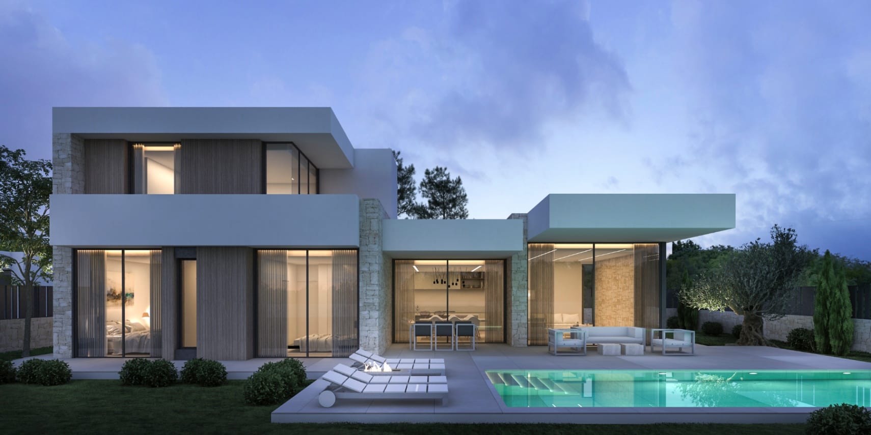 Luxe hedendaagse villa te koop in Dénia – Mediterraan ontwerp en privézwembad in Luxury Village Dénia