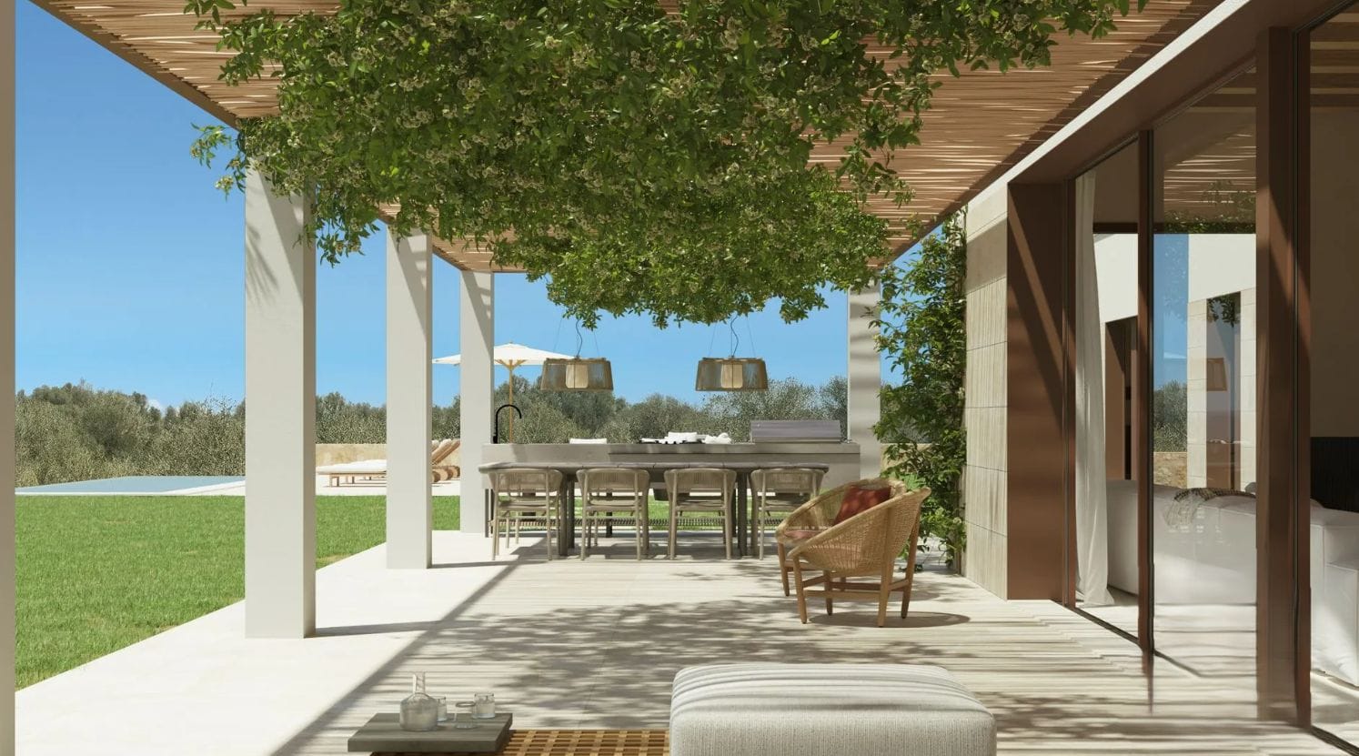 Luxe finca met 4 slaapkamers en infinity zwembad, Ses Salines - Mallorca