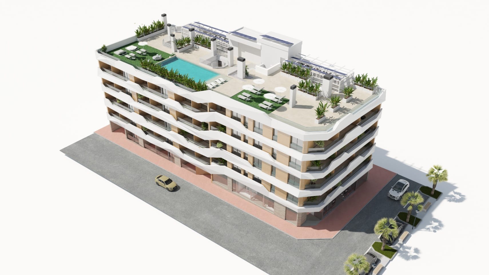 Appartement met 2 slaapkamers in Guardamar, op 100m van het strand