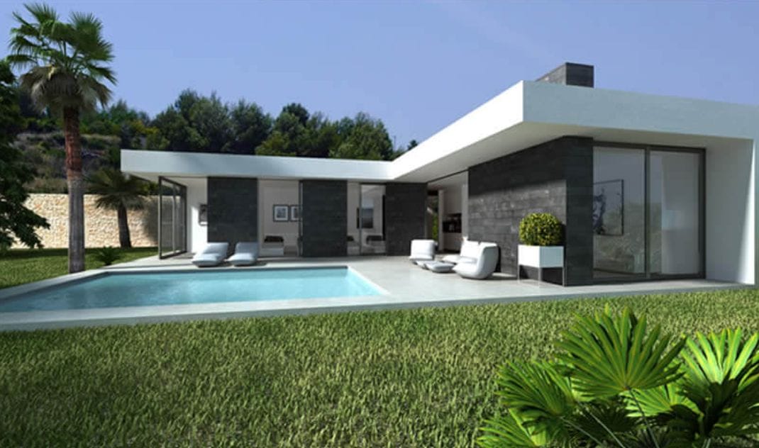 Moderna villa en Pedreguer de 3 dormitorios