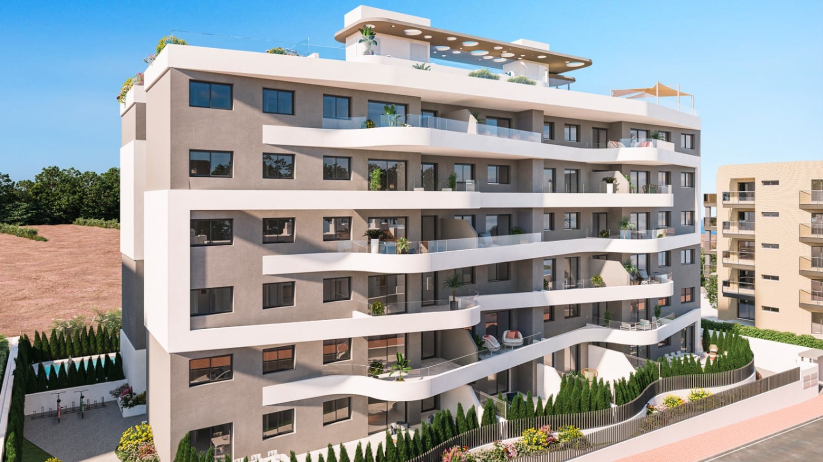 Luxe appartement met 2 slaapkamers op 300 meter van het strand: Punta Prima