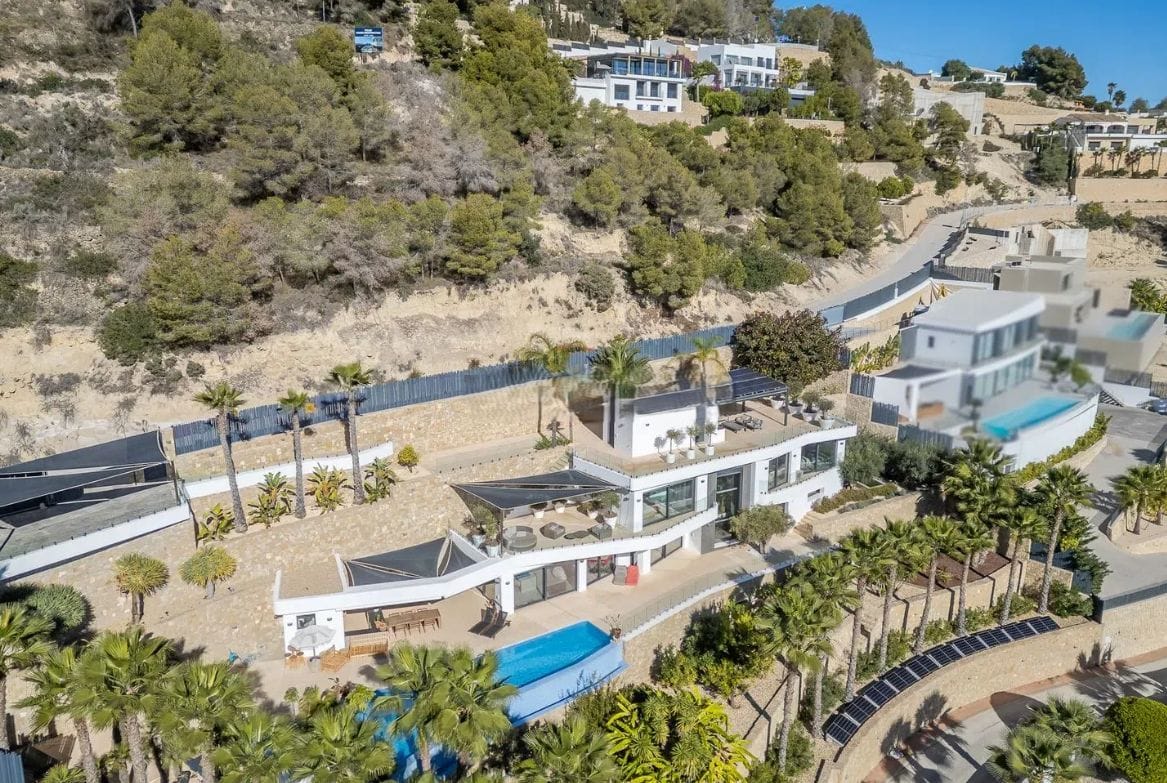 Exclusiva villa de lujo con vistas panorámicas al mar en Rincón de Galeno, Benissa