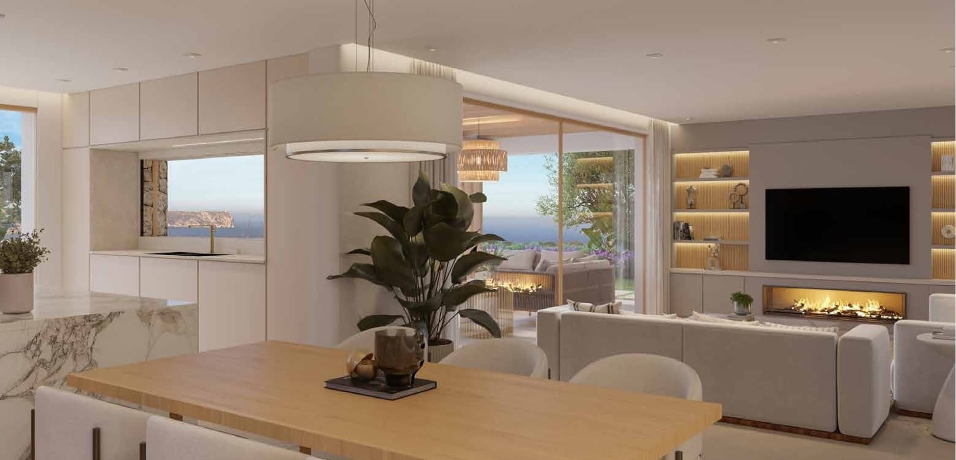 Villa de nueva construcción en Jávea con vistas al mar en Javea