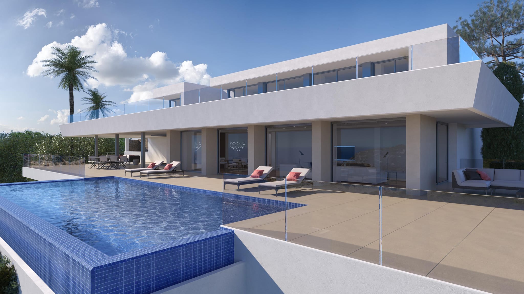 Spectaculaire luxe villa met 6 slaapkamers en uitzicht op zee, Moraira