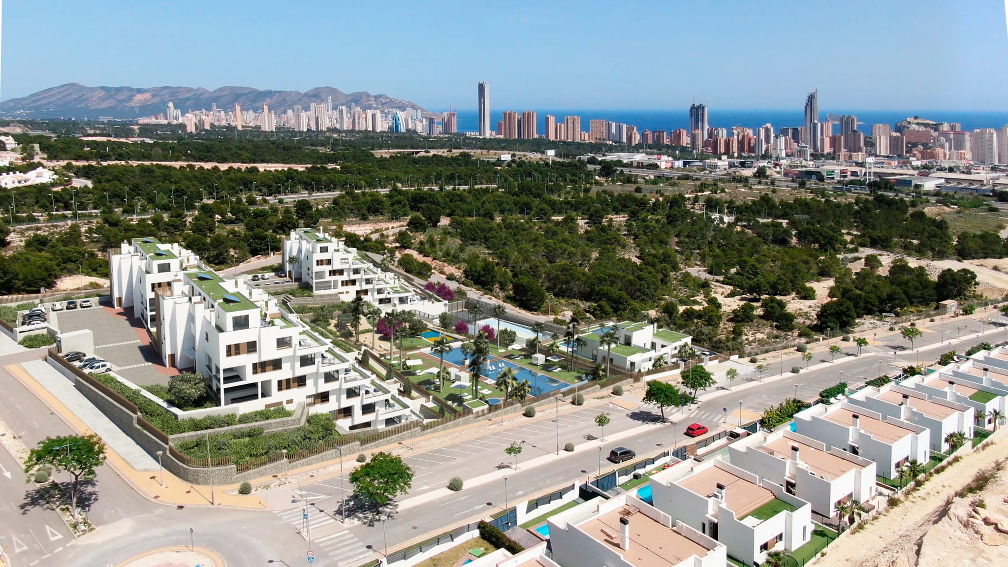 Apartamento con vistas al mar y Benidorm en venta