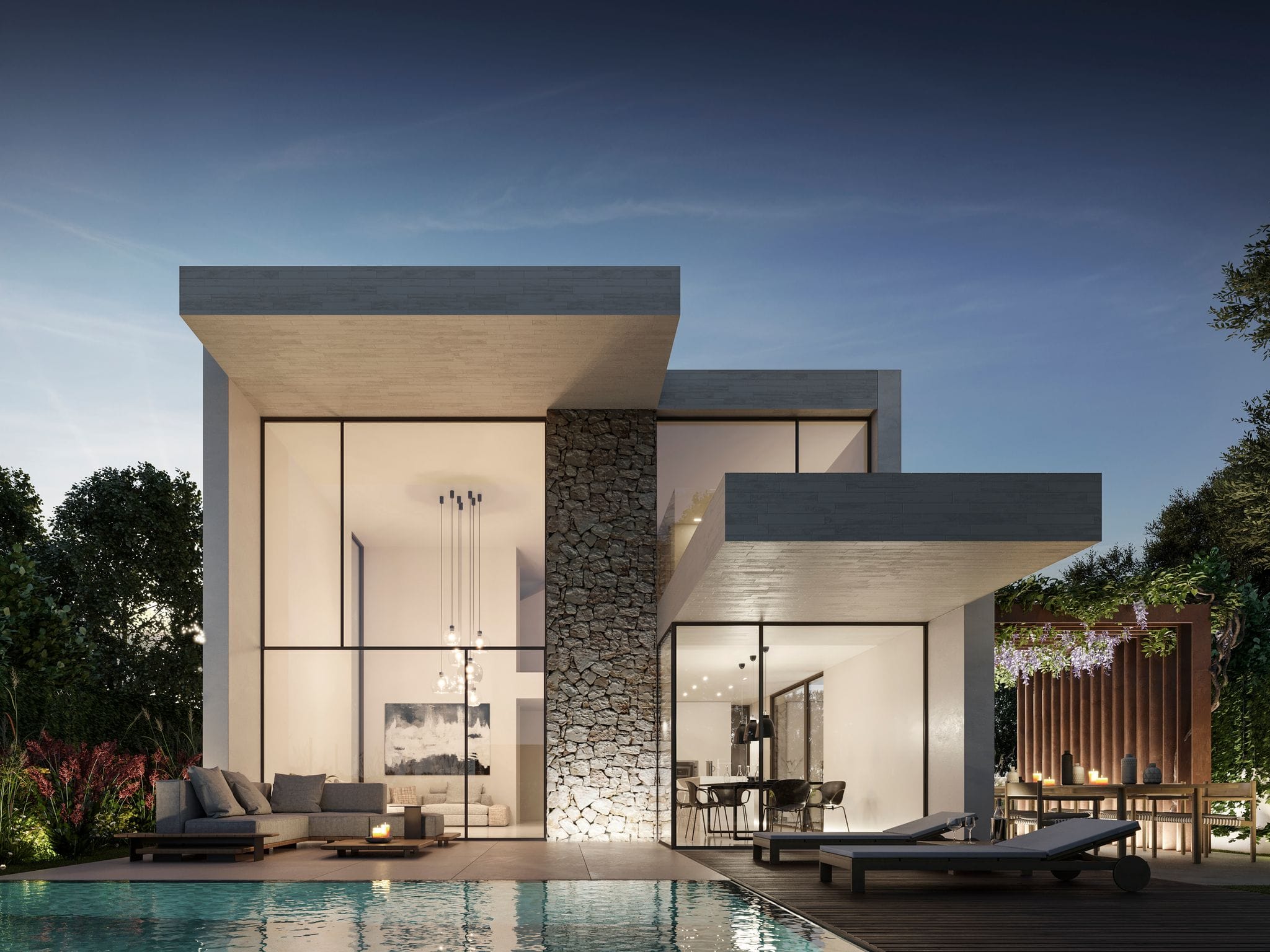 Nouvelle construction de villa moderne avec piscine à vendre à Denia