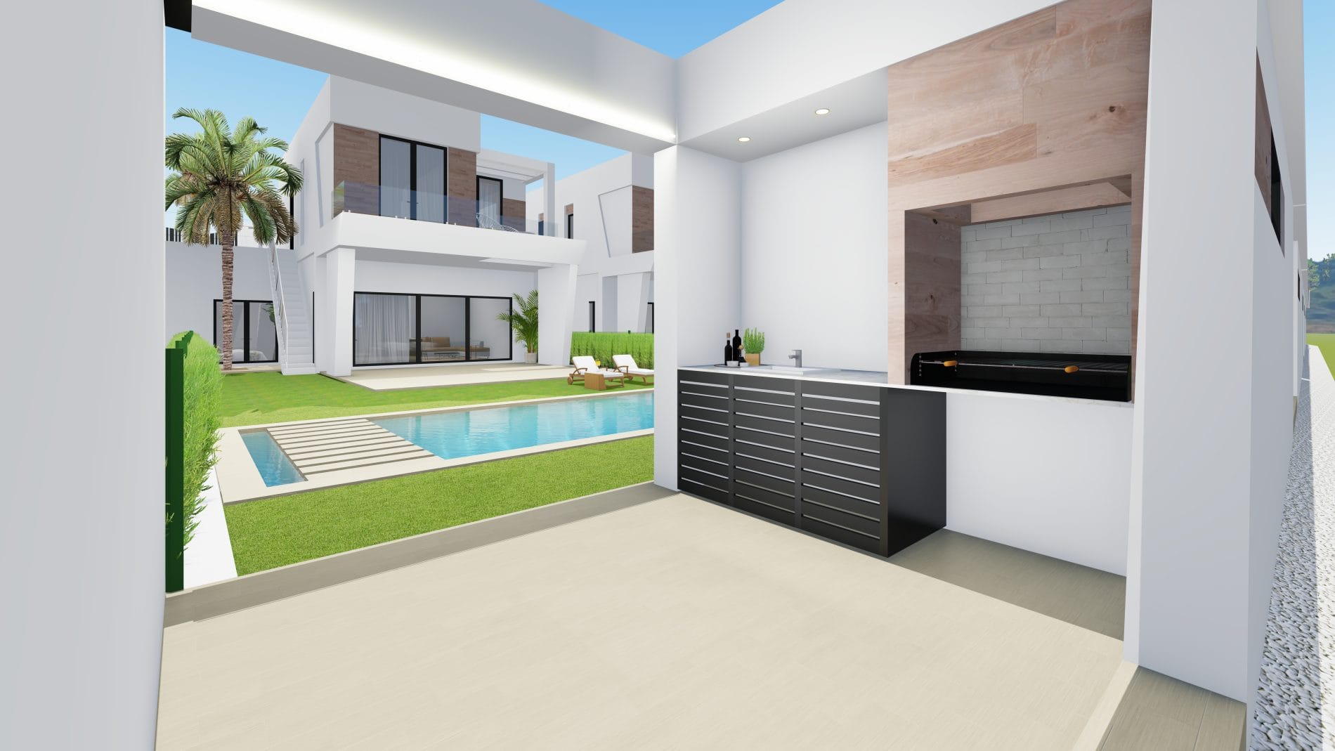 Villa moderne de haute qualité avec maison d’hôtes près de Benidorm